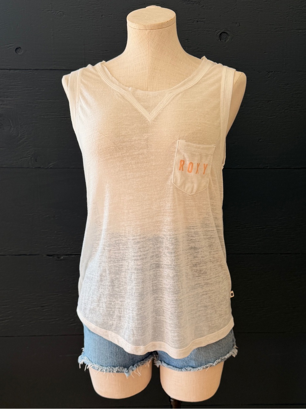 Roxy “Aloha Friday” Mermaid Graphic Tank Top Size Small
